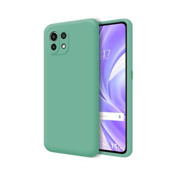 Funda Silicona Líquida Ultra Suave Xiaomi Mi 11 Lite 4g / 5g / 5g Ne Color Verde