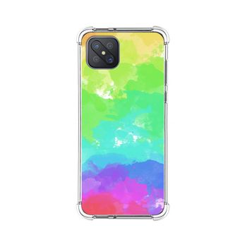 Funda Silicona Antigolpes Oppo Reno 4z 5g Diseño Acuarela 03