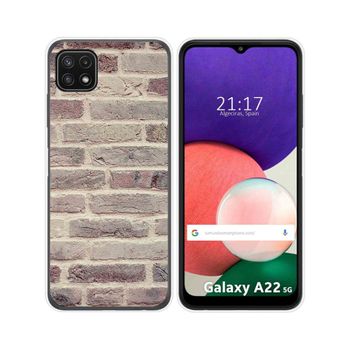 Funda Silicona Samsung Galaxy A22 5g Diseño Ladrillo 01