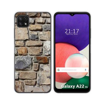 Funda Silicona Samsung Galaxy A22 5g Diseño Ladrillo 03