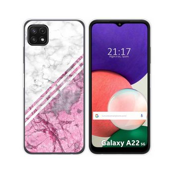 Funda Silicona Samsung Galaxy A22 5g Diseño Mármol 03