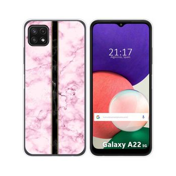 Funda Silicona Samsung Galaxy A22 5g Diseño Mármol 04