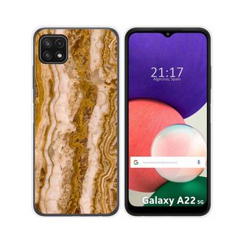 Funda Silicona Samsung Galaxy A22 5g Diseño Mármol 10