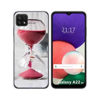 Funda Silicona Samsung Galaxy A22 5g Diseño Reloj