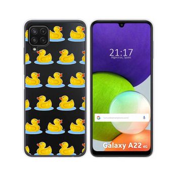 Funda Silicona Transparente Samsung Galaxy A22 4g / M22 Diseño Pato