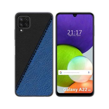 Funda Silicona Samsung Galaxy A22 4g / M22 Diseño Cuero 02