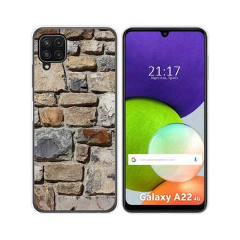 Funda Silicona Samsung Galaxy A22 4g / M22 Diseño Ladrillo 03