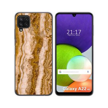 Funda Silicona Samsung Galaxy A22 4g / M22 Diseño Mármol 10