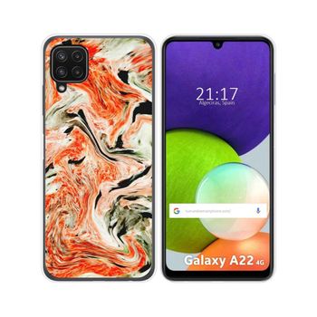 Funda Silicona Samsung Galaxy A22 4g / M22 Diseño Mármol 12