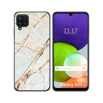 Funda Silicona Samsung Galaxy A22 4g / M22 Diseño Mármol 13