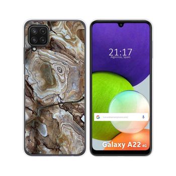 Funda Silicona Samsung Galaxy A22 4g / M22 Diseño Mármol 14