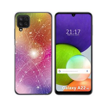 Funda Silicona Samsung Galaxy A22 4g / M22 Diseño Abstracto