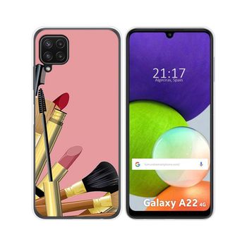 Funda Silicona Samsung Galaxy A22 4g / M22 Diseño Brochas