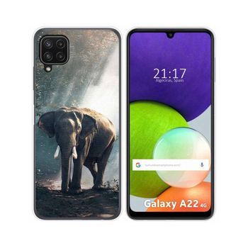 Funda Silicona Samsung Galaxy A22 4g / M22 Diseño Elefante