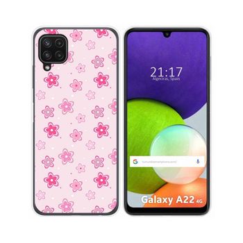 Funda Silicona Samsung Galaxy A22 4g / M22 Diseño Flores