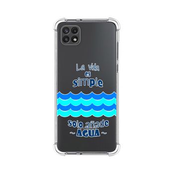 Funda Silicona Antigolpes Samsung Galaxy A22 5g Diseño Agua