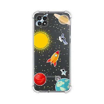 Funda Silicona Antigolpes Samsung Galaxy A22 5g Diseño Espacio