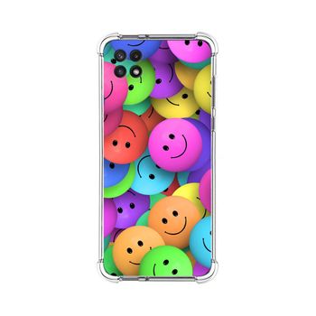 Funda Silicona Antigolpes Samsung Galaxy A22 5g Diseño Smile