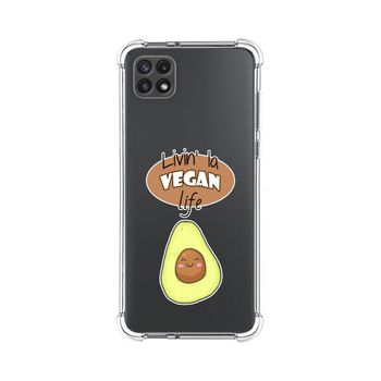 Funda Silicona Antigolpes Samsung Galaxy A22 5g Diseño Vegan Life