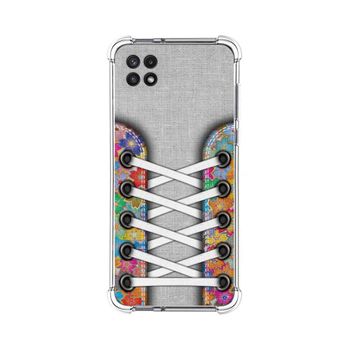 Funda Silicona Antigolpes Samsung Galaxy A22 5g Diseño Zapatillas 04