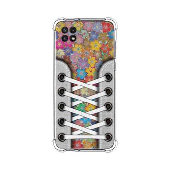 Funda Silicona Antigolpes Samsung Galaxy A22 5g Diseño Zapatillas 05