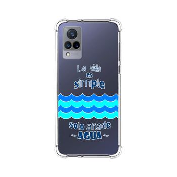 Funda Silicona Antigolpes Vivo V21 5g Diseño Agua