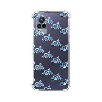 Funda Silicona Antigolpes Vivo V21 5g Diseño Scooter