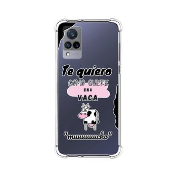 Funda Silicona Antigolpes Vivo V21 5g Diseño Vaca