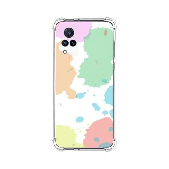 Funda Silicona Antigolpes Vivo V21 5g Diseño Acuarela 05