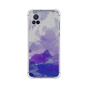 Funda Silicona Antigolpes Vivo V21 5g Diseño Acuarela 09