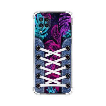 Funda Silicona Antigolpes Samsung Galaxy M32 Diseño Zapatillas 07