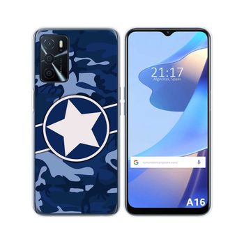 Funda Silicona Oppo A16 / A16s Diseño Camuflaje 03