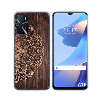 Funda Silicona Oppo A16 / A16s Diseño Madera 06