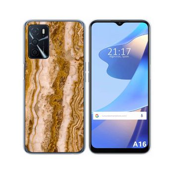 Funda Silicona Oppo A16 / A16s Diseño Mármol 10