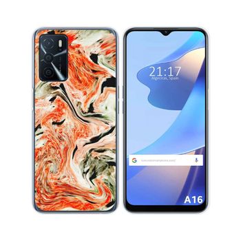 Funda Silicona Oppo A16 / A16s Diseño Mármol 12