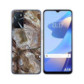 Funda Silicona Oppo A16 / A16s Diseño Mármol 14