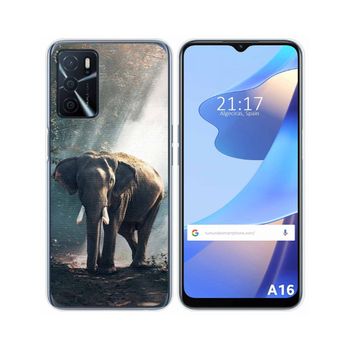 Funda Silicona Oppo A16 / A16s Diseño Elefante