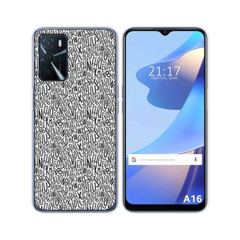 Funda Silicona Oppo A16 / A16s Diseño Letras