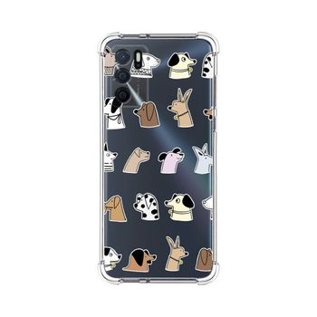 Funda Silicona Antigolpes Oppo A16 / A16s Diseño Perros