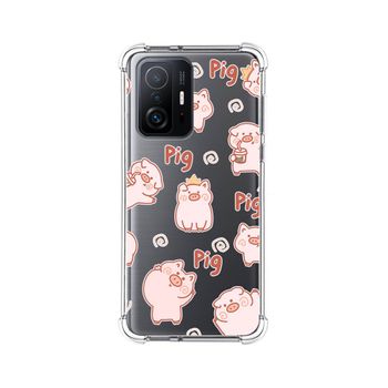 Funda Silicona Antigolpes Xiaomi 11t 5g / 11t Pro 5g Diseño Cerdos