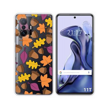 Funda Silicona Transparente Xiaomi 11t 5g / 11t Pro 5g Diseño Otoño