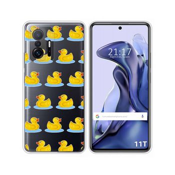 Funda Silicona Transparente Xiaomi 11t 5g / 11t Pro 5g Diseño Pato