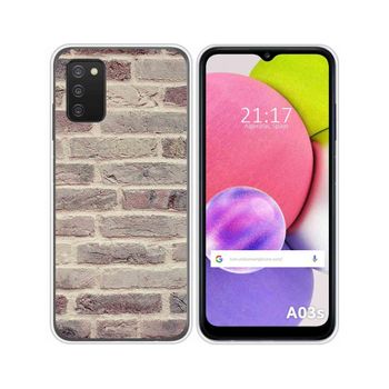 Funda Silicona Samsung Galaxy A03s Diseño Ladrillo 01