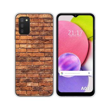 Funda Silicona Samsung Galaxy A03s Diseño Ladrillo 04