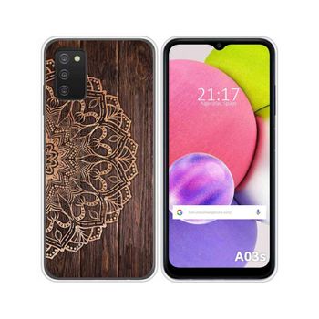 Funda Silicona Samsung Galaxy A03s Diseño Madera 06