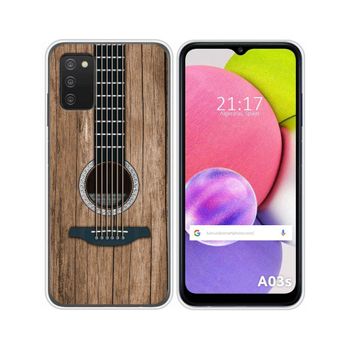 Funda Silicona Samsung Galaxy A03s Diseño Madera 11