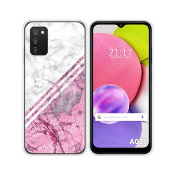 Funda Silicona Samsung Galaxy A03s Diseño Mármol 03