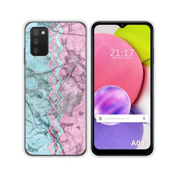 Funda Silicona Samsung Galaxy A03s Diseño Mármol 08