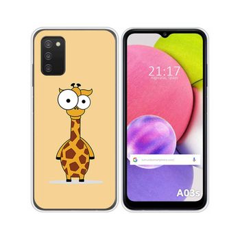 Funda Silicona Samsung Galaxy A03s Diseño Jirafa