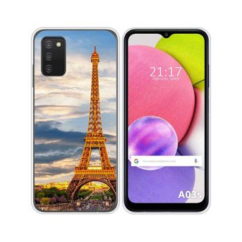 Funda Silicona Samsung Galaxy A03s Diseño Paris